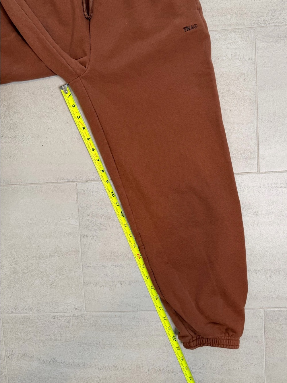 TNA Sweatfleece MegaFit Terry Fleece Joggers Brown XS - Picture 6 of 8